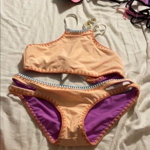 Jessica Simpson reversible bikini set